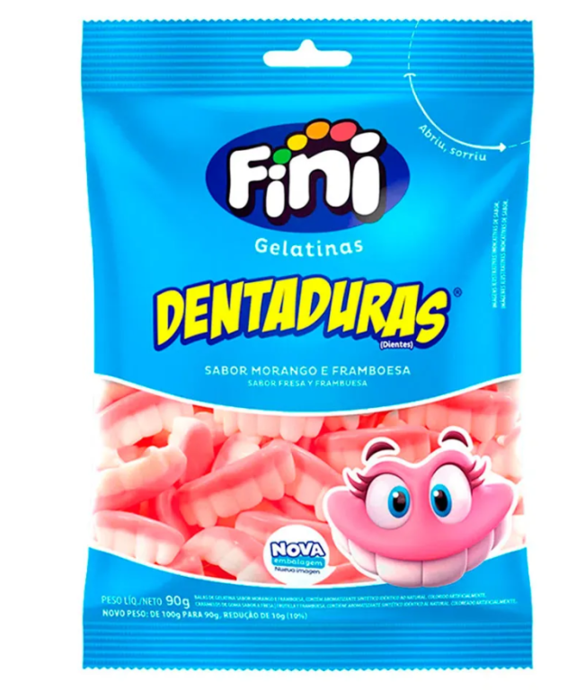 Fini Gelatinas Dentadura 80g C/12