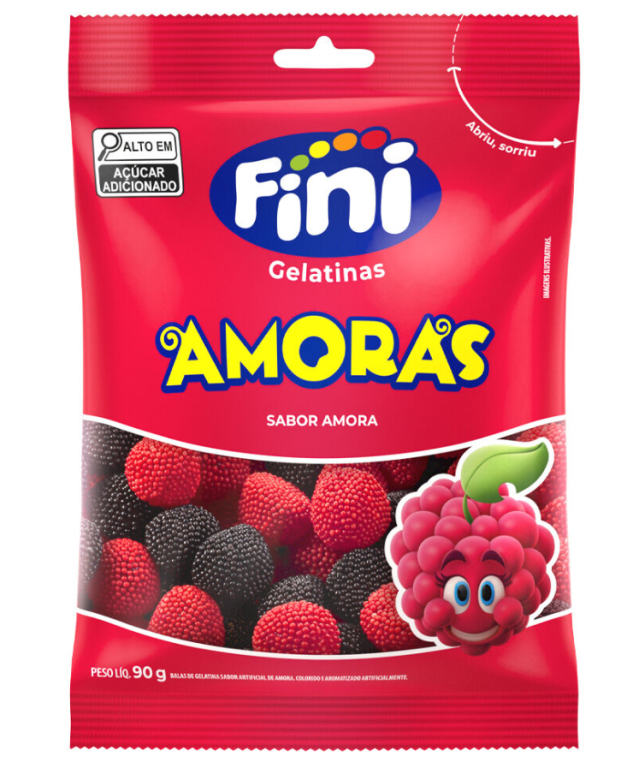 Fini Gelatinas Amoras 90g C/12