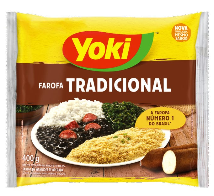 Farofa Yoki Pronta Tradicional 400g C/24
