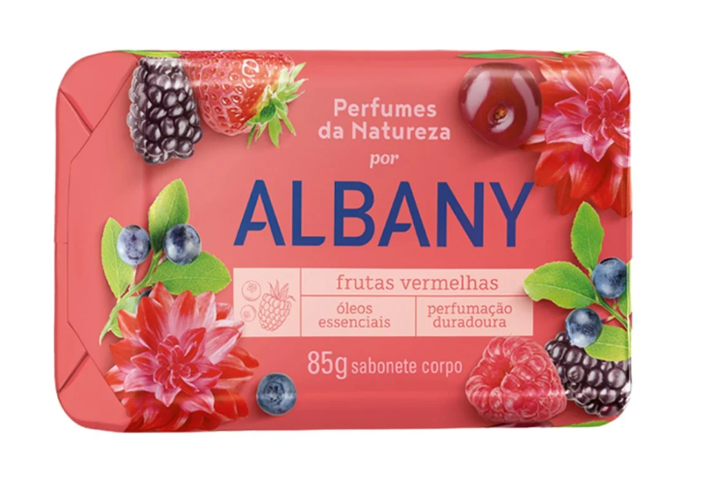 Sbt Albany Feminino Frutas Vermelhas 85g C/12