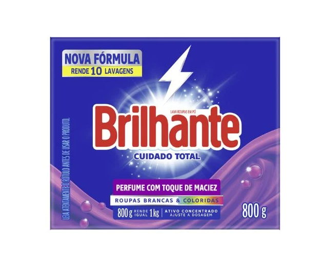 Det Po Brilhante Cuidado Total 800grs C/20