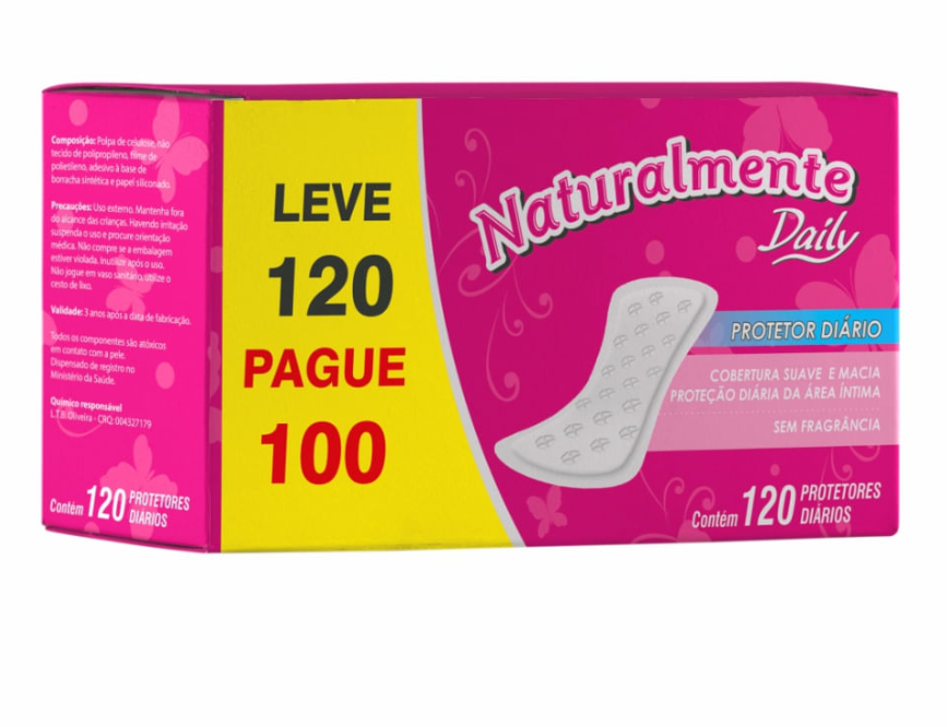 Abs Naturalmente Daily Protetor Diario C/120