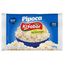 Pipoca Microondas Kisabor Manteiga 100G C/8