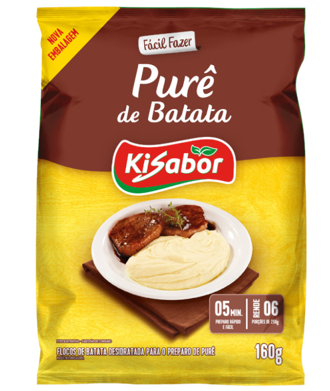 Pure de Batata Kisabor 160grs