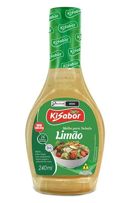 Molho para Salada Limao Kisabor 240ml