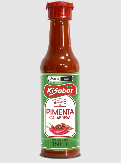 Molho de Pimenta Calabresa Kisabor 150ml