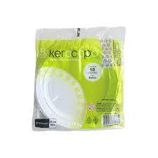 Prato Descartavel 21cm Kerocopo Raso