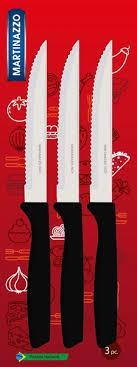 Faca Churrasco Martinazzo Cj  C/3