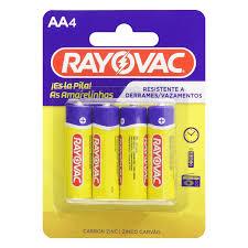 Pilha Rayovac Amarelinhas  AA C/4  SM