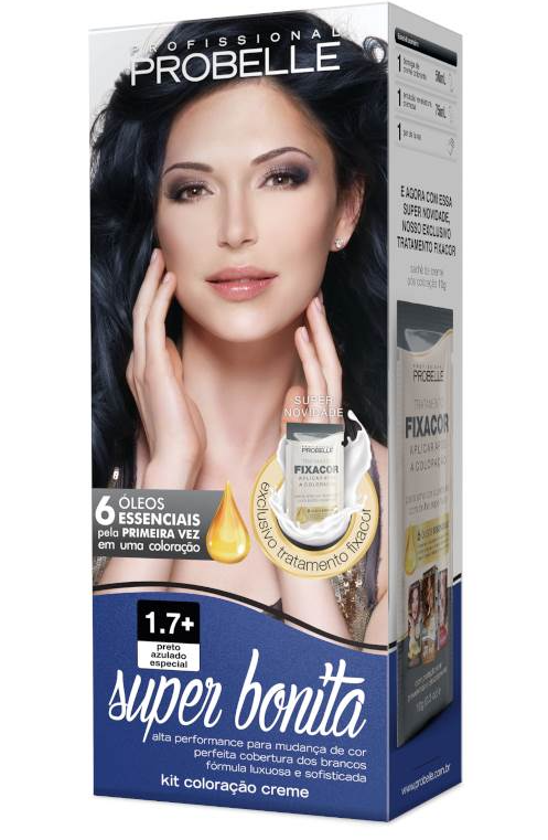 Tint Super Bonita 1.7+ Preto Azulado Especial