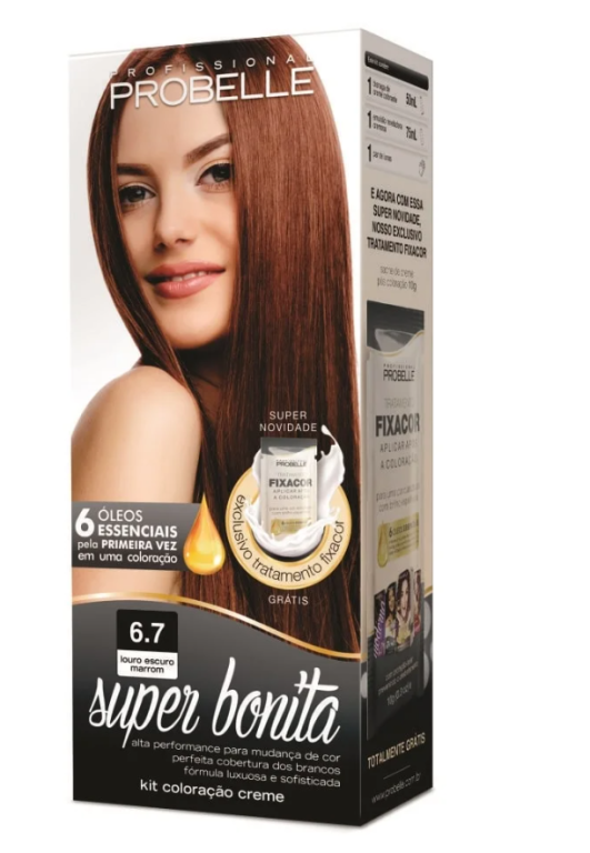 Tint Super Bonita 6.7 Louro Escuro Marrom