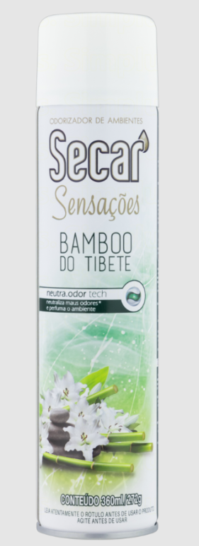 Odorizador de Ambientes Secar Bamboo do Tibete 360ml