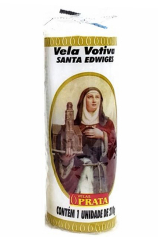 Vela Prata Santa Edwirges 210gr