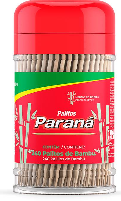 Palito Parana Bambu Pote 240un C/12