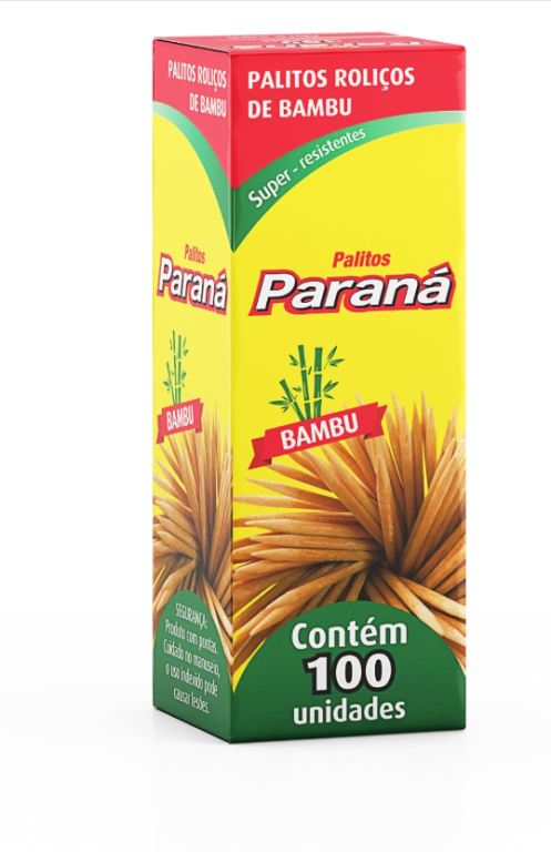 Palitos Parana Bambu 100un C/25