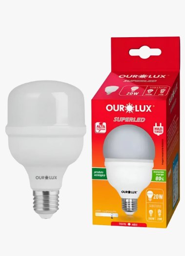 Lampada Ourolux Led 20w 6500k C/10