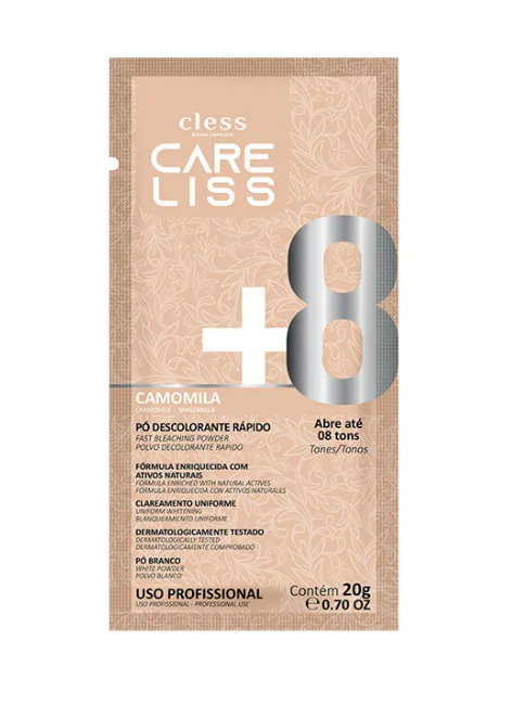 Po Descolorante Care Liss 20g Camomila C/12