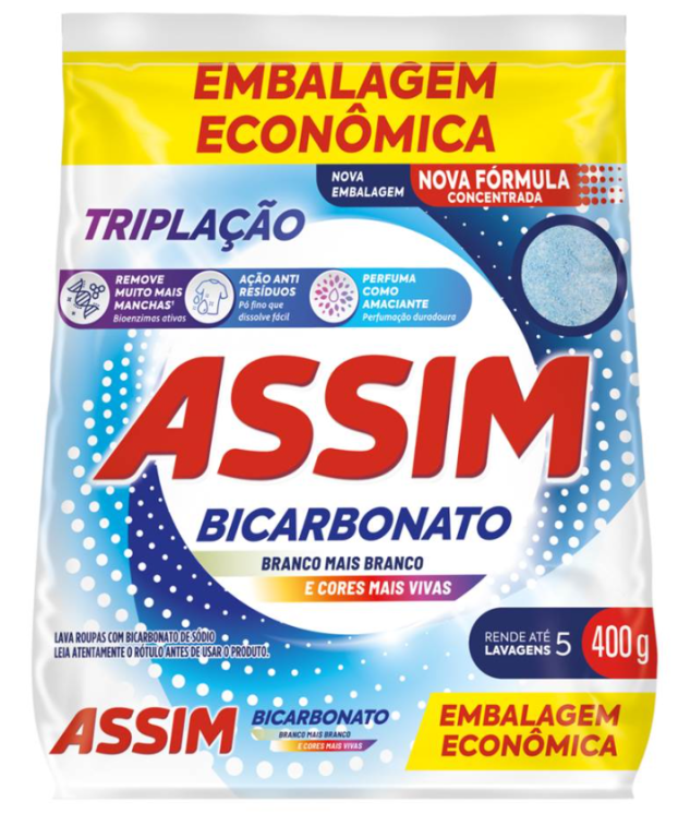 Det Po Assim 400g Bicarbonato Sache C/24