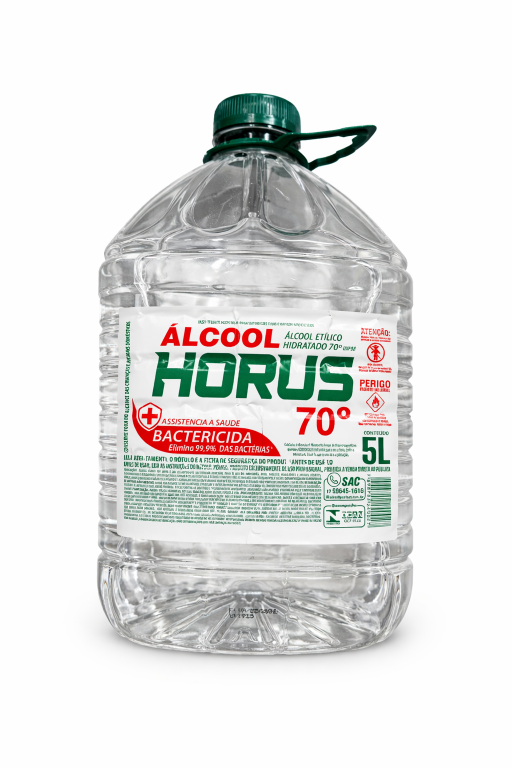 Alcool Liquido Horus Galao 70° 5lts