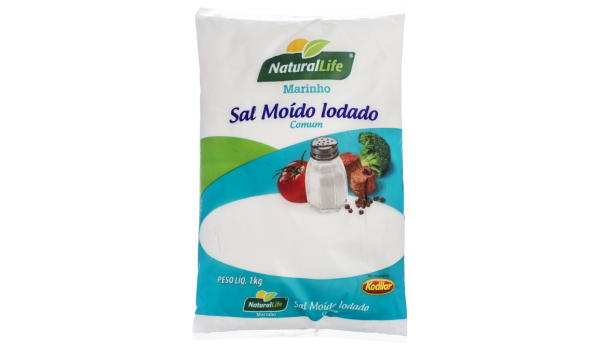 Sal Marinho Natural Life Kodilar 1kg C/10