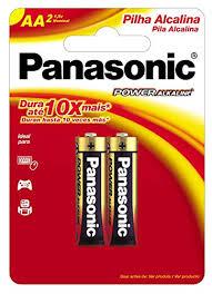 Pilha Panasonic Alcalina AA 12X2