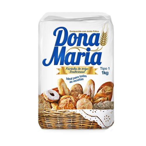 FARINHA DE TRIGO 10X1KG S/F DONA MARIA