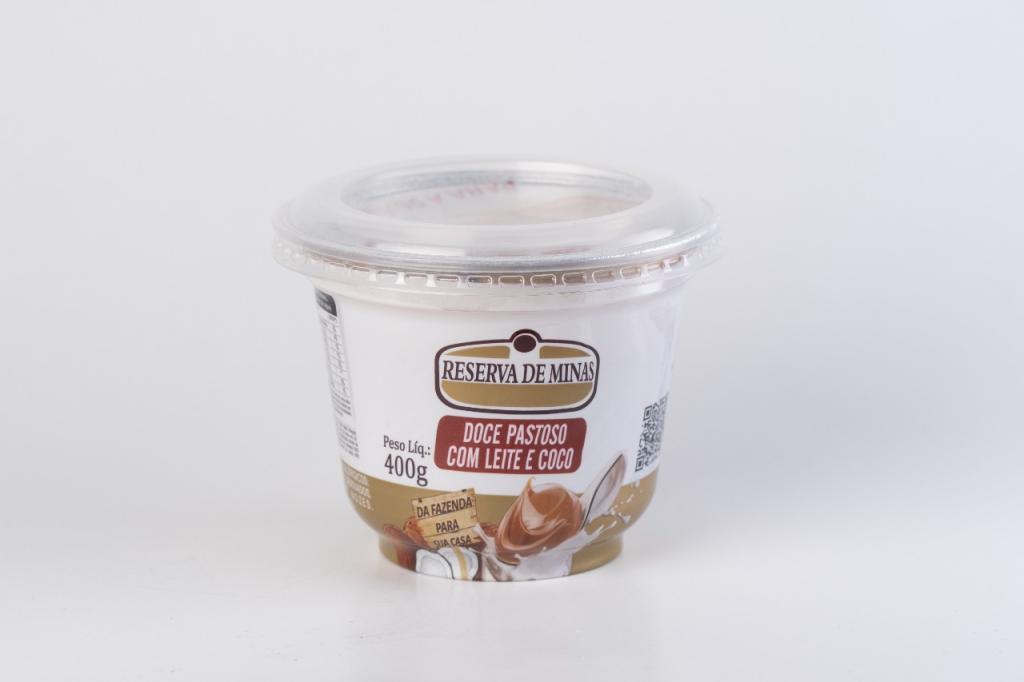 DOCE PASTOSO 400G C/LEITE E COCO RESERVA DE MINAS