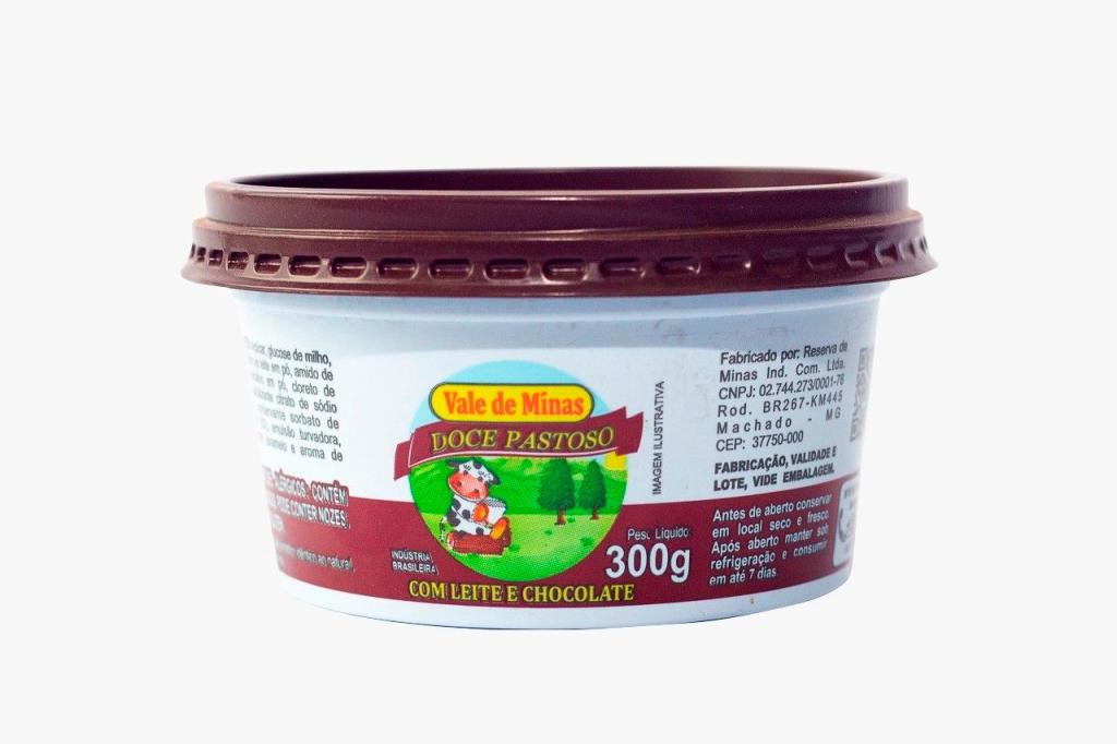 DOCE PASTOSO 300G LEITE C/CHOC VALE DE MINAS