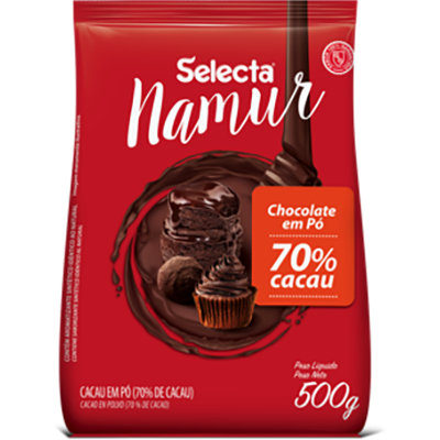 CHOCOLATE PÓ 70% DE CACAU 500G NAMUR