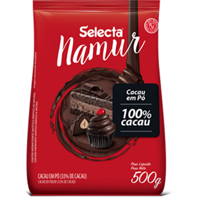 CHOCOLATE PÓ 100% DE CACAU 500G NAMUR