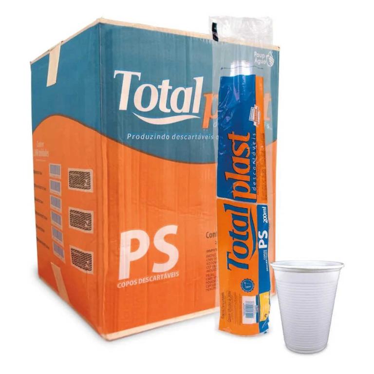 COPO BRANCO DESCARTAVEL 300ML 20X100 UN COPOBRAS