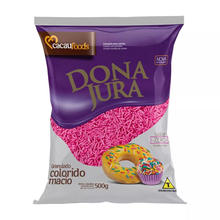GRANULADO MACIO 500GR ROSA