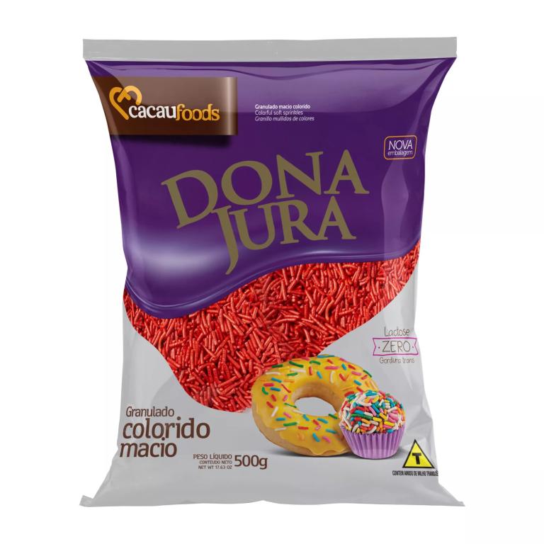 GRANULADO MACIO VERMELHO 20X500GR