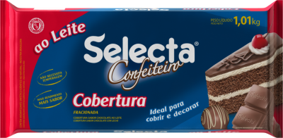 CONFEITEIRO COBERTURA 1,010KG SABOR CHOCOLATE AO LEITE