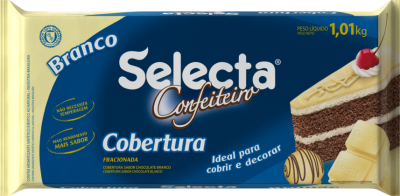CONFEITEIRO COBERTURA 1,010KG SABOR CHOCOLATE BRANCO