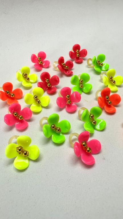 154 Penteado Flor Neon