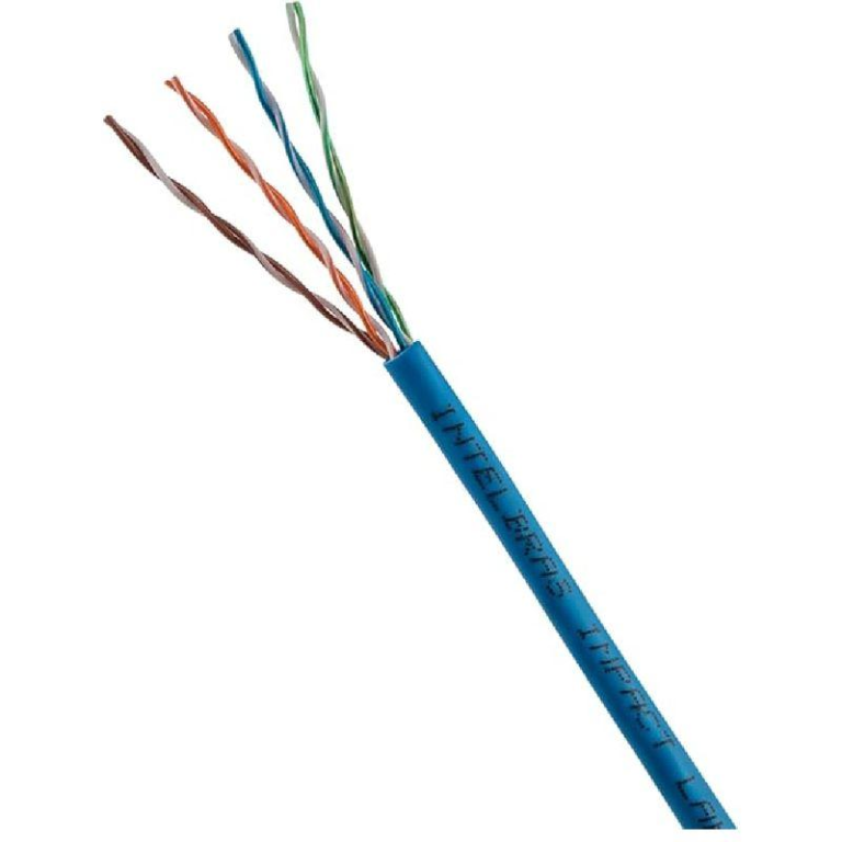 CABO DE RED CAT5E AZUL INTELBRAS CX