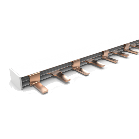 BARRA. TP PENTE BIP 12P DIN63A 21CM