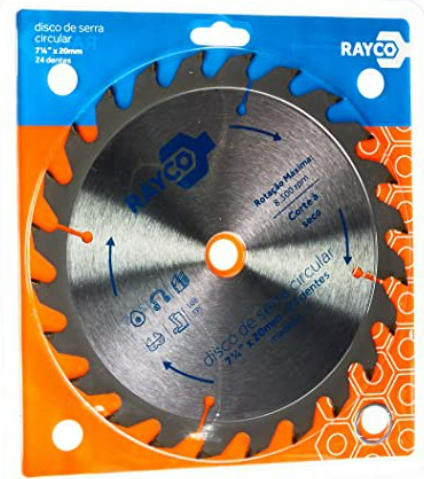 SERRA DE VÍDEA 7.1/4POL X 20MM 24D