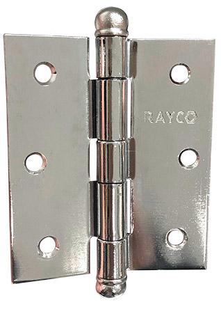 DOBRADIÇA CROMADA PINO E BOLA 3.1/2''X3'' C/3