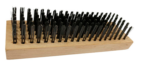 ESCOVA MANUAL DE AÇO 6 FILEIRAS SEM CABO