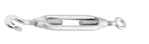 ESTICADOR P/ CABO AÇO GANCHO/OLHAL 5/8'' C/5