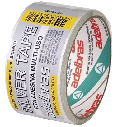 FITA MULT USO SILVER TAPE PRATA 48MMX5M
