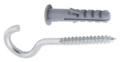 GANCHO COM BUCHA M6 C/100