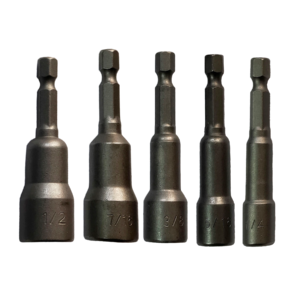 JOGO DE SOQUETE 1/2X65MM CRV 5PCS