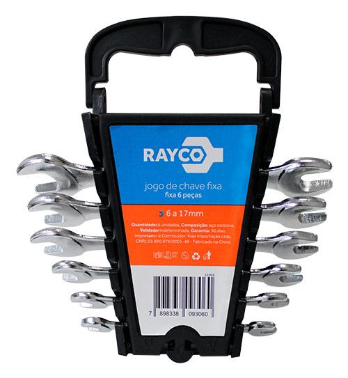 CHAVE FIXA 6 PEÇAS AC (6 A 17MM)