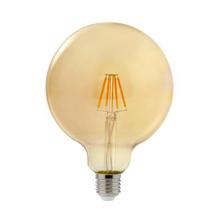 LAMP ANTIQUE G125 60W 220V E27 GOLD KIAN