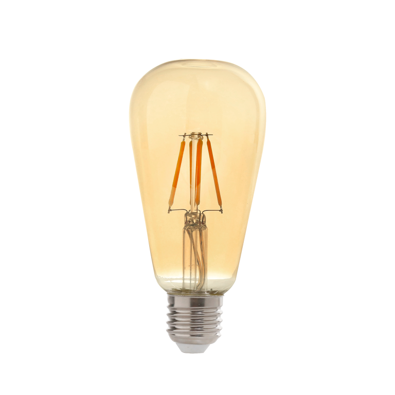LAMP ANTIQUE ST58 40W 220V E27 GOLD KIAN