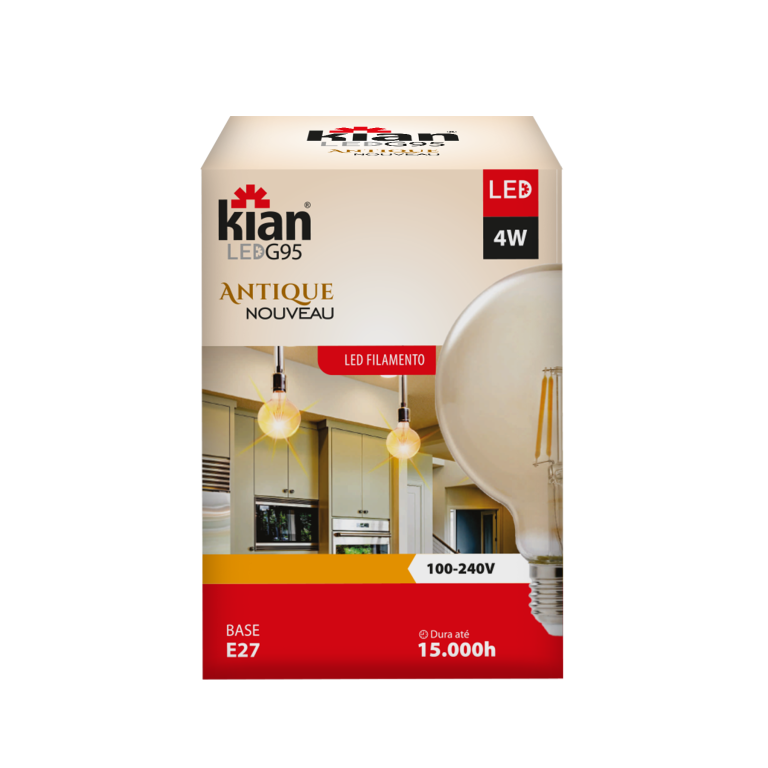 LAMP FILAM 4W BIV 2.2K E-27 G95 KIAN