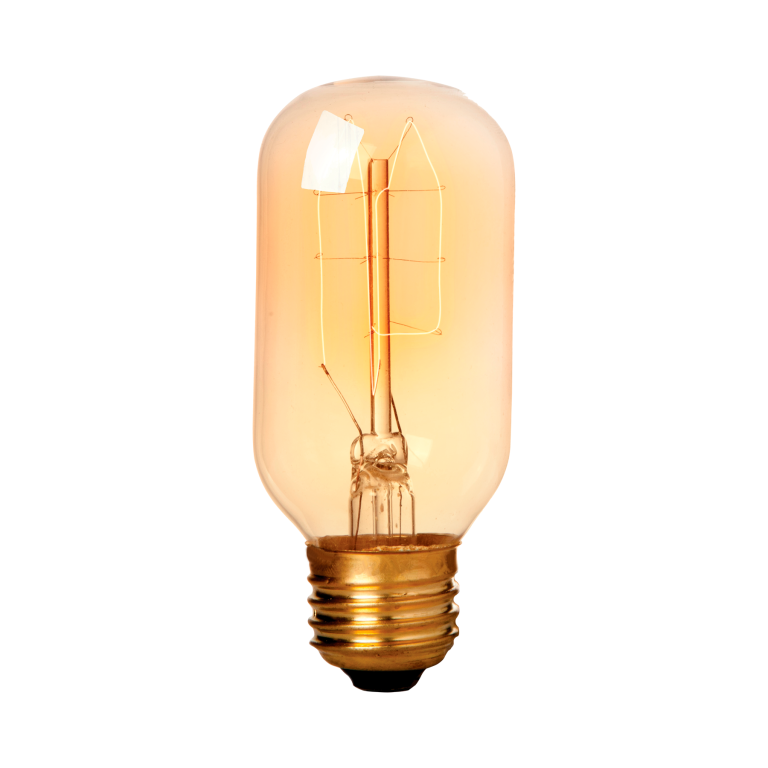 LAMP ANTIQUE T45 40W 127V E27 GOLD KIAN